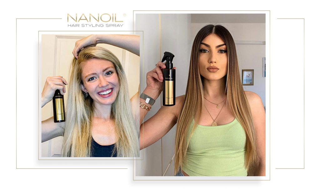 nanoil spray para mejorar manejabilidad del cabello